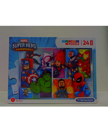 Clementoni Puzzle 24el Maxi Super Hero Adventures 24208