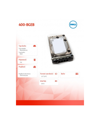 dell Dysk serwerowy 1TB 7.2K  SATA 6Gbps 3.5 512n Non Hot-Plug