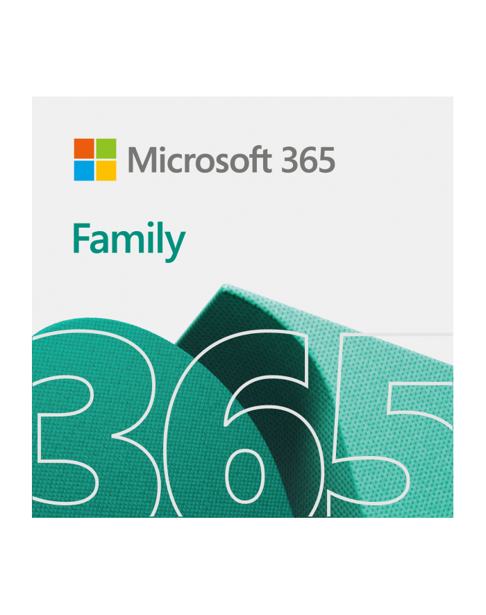 microsoft Oprogramowanie ESD 365 Family 1Y 6U Win/Mac 32/64bit wielojęzyczne 6GQ-00092 główny