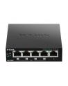 d-link Przełącznik niezarządzalny DES-1005P 5x 10/100 1x PoE Desktop - nr 1