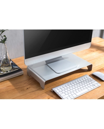 digitus Podstawka pod monitor Slim do 10kg Aluminiowa