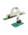 DeLOCK Riser card Mini PCI Express> 1 x PCI riser card (with flexible cable 13 cm leftist) - nr 5