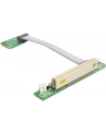 DeLOCK Riser card Mini PCI Express> 1 x PCI riser card (with flexible cable 13 cm leftist) - nr 9