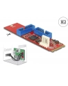 DeLOCK M.2 Key B + M male> 2 x USB 3.0 pin header, converter (converter) - nr 31