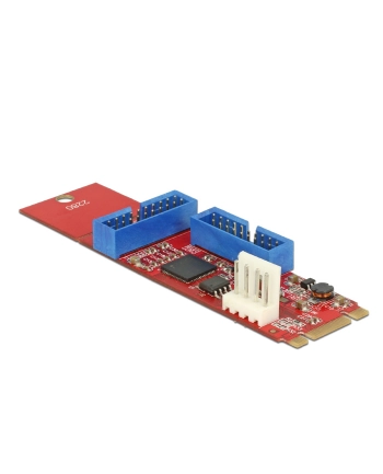 DeLOCK M.2 Key B + M male> 2 x USB 3.0 pin header, converter (converter) nr 2