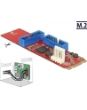 DeLOCK M.2 Key B + M male> 2 x USB 3.0 pin header, converter (converter) - nr 7