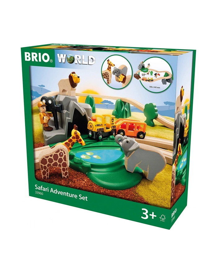 BRIO Great BRIO Train Safari Set - 33960 główny