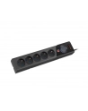 armac Listwa zasilająca Z5 3m 5x230v 10a   Z5/CZ/30 czarna - nr 9