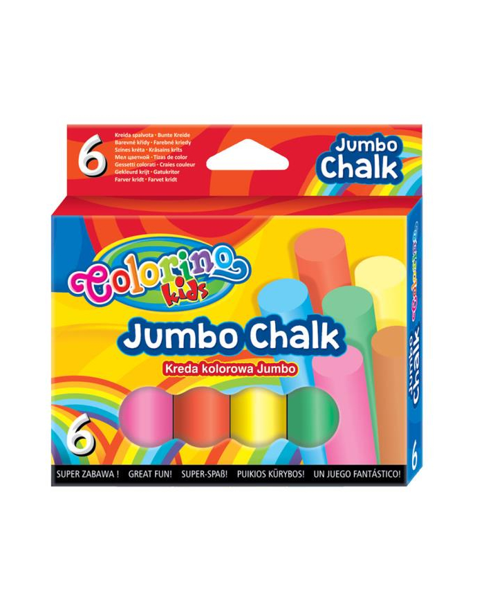 patio Kreda kolorowa Jumbo 6 szt Colorino Kids 65818 główny