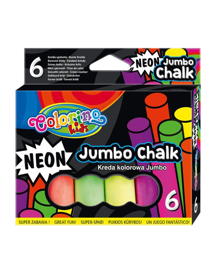 patio Kreda neonowa Jumbo 6 szt Colorino Kids 92081 główny