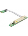 DeLOCK Riser card Mini PCI Express> 1 x PCI riser card (with flexible cable 13 cm leftist) - nr 9