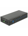 DeLOCK External Industrial Hub 7 x USB 3.0 Type-A USB hub (Black, with 15 kV ESD protection) - nr 3