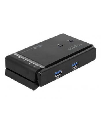 DeLOCK USB 3.0 Matrix Switch 2 x 2 (black)