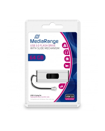 Mediarange 64 GB, USB stick (silver / black, USB 3.2 A gene 1) nr 1
