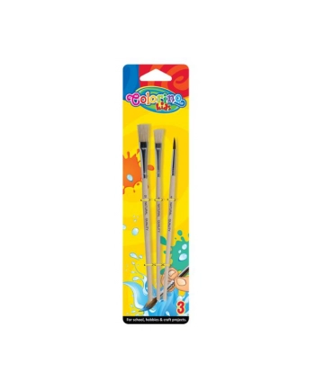 patio Pędzelki szkolne 3 szt. blister Colorino Kids 13741 nr 1