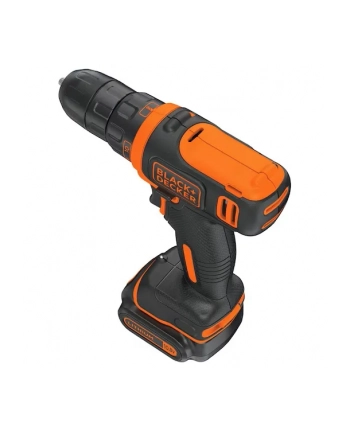 black+decker BLACK + DECKER cordless drill BDCDD12, 10,8Volt (black / orange, Li-ion battery pack 1.5Ah) nr 2