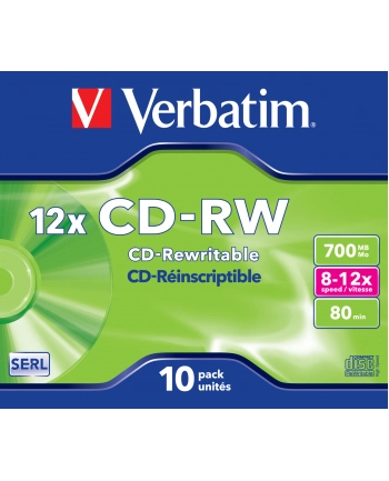 CD-RW  8-10x 700MB 10P JC           43148 nr 2
