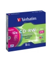 Płytki CD-RW VERBATIM 8-12x 700MB 5P SL         43167 - nr 37