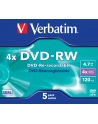 Płytki DVD-RW VERBATIM 4x 4.7GB 5P JC              43285 - nr 20
