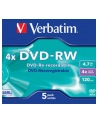Płytki DVD-RW VERBATIM 4x 4.7GB 5P JC              43285 - nr 29
