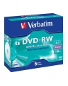 Płytki DVD-RW VERBATIM 4x 4.7GB 5P JC              43285 - nr 37
