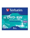 Płytki DVD-RW VERBATIM 4x 4.7GB 5P JC              43285 - nr 38