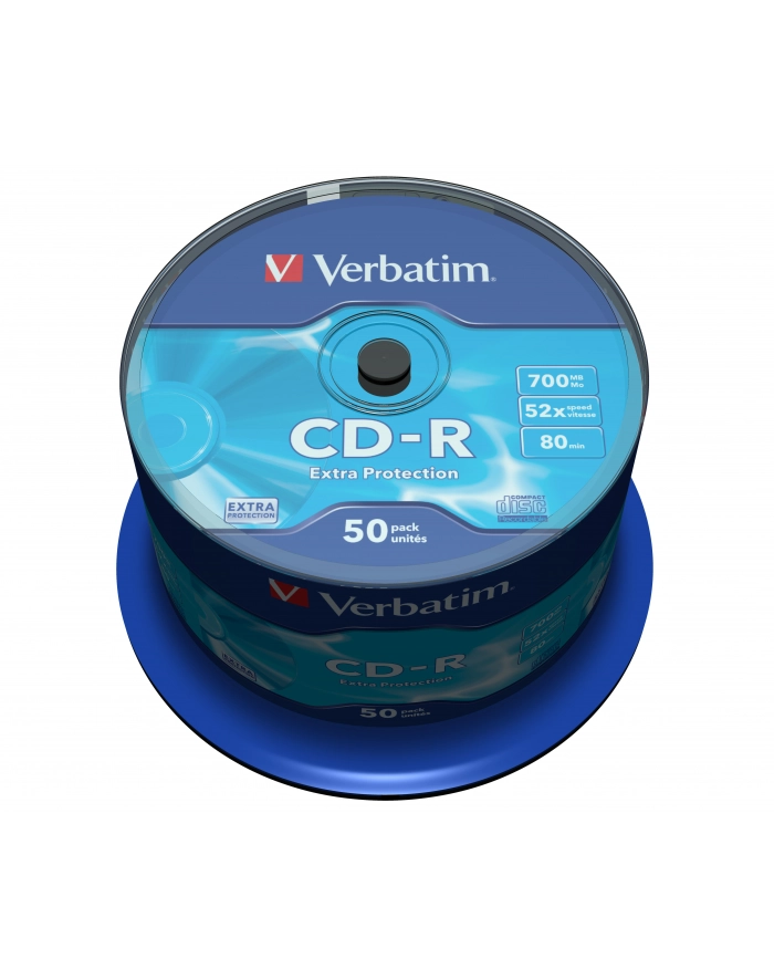 CD-R 52x 700MB 50P CB DL Ex Prot 43351 główny