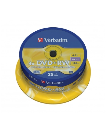 DVD RW 4x 4.7GB 25P CB             43489 nr 2