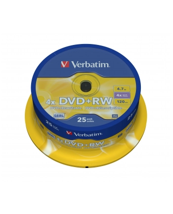 DVD RW 4x 4.7GB 25P CB             43489 nr 1
