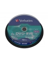 Płytki DVD-RW VERBATIM 4x 4.7GB 10P CB 43552 - nr 17
