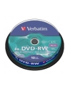 Płytki DVD-RW VERBATIM 4x 4.7GB 10P CB 43552 - nr 24