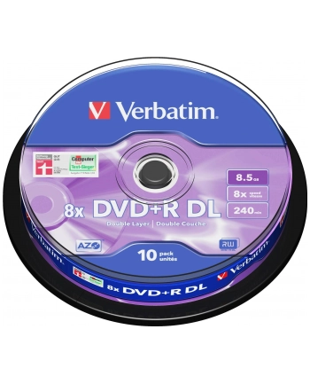 DVD R (8x) 8.5GB DoubleLayer CB 10P 43666 nr 2