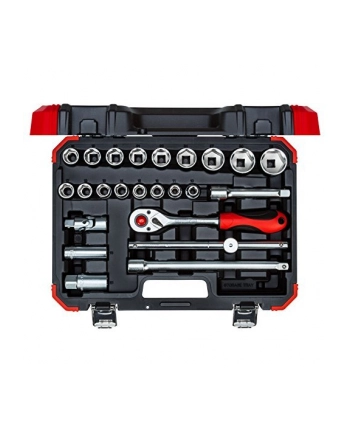 Gedore Red Socket set 1/2 '', 24 pieces (red / black, with Shift-gun, SW 10mm - 32mm) nr 1