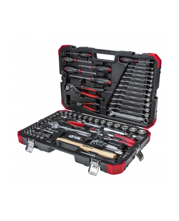 Gedore Red tool and socket set 1/4 ''+ 1/2'', 100-piece, tool set (red / black, with Shift-creaking, SW 4mm - 32mm) nr 2