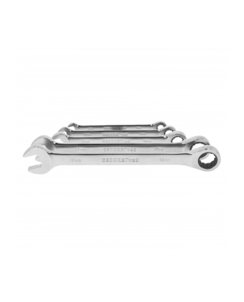 Gedore Red ring ratchet open ended spanner set, 5 pieces, spanner (chrome, SW 8 - 19mm) nr 2