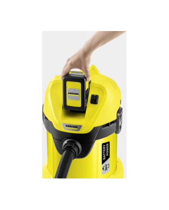 kärcher Karcher wet / dry vacuum WD 3 Battery Set (yellow / black)