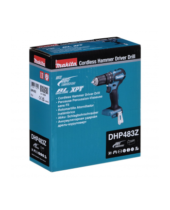 Makita cordless hammer DHP483Z, 18 Volt (blue / black, without battery and charger)