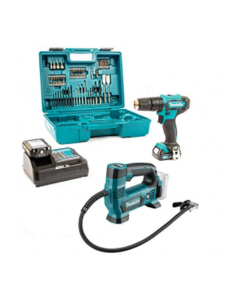 Makita cordless hammer HP333DSAX1, 12V (blue / black, 2x Li-ion battery 2,0Ah)