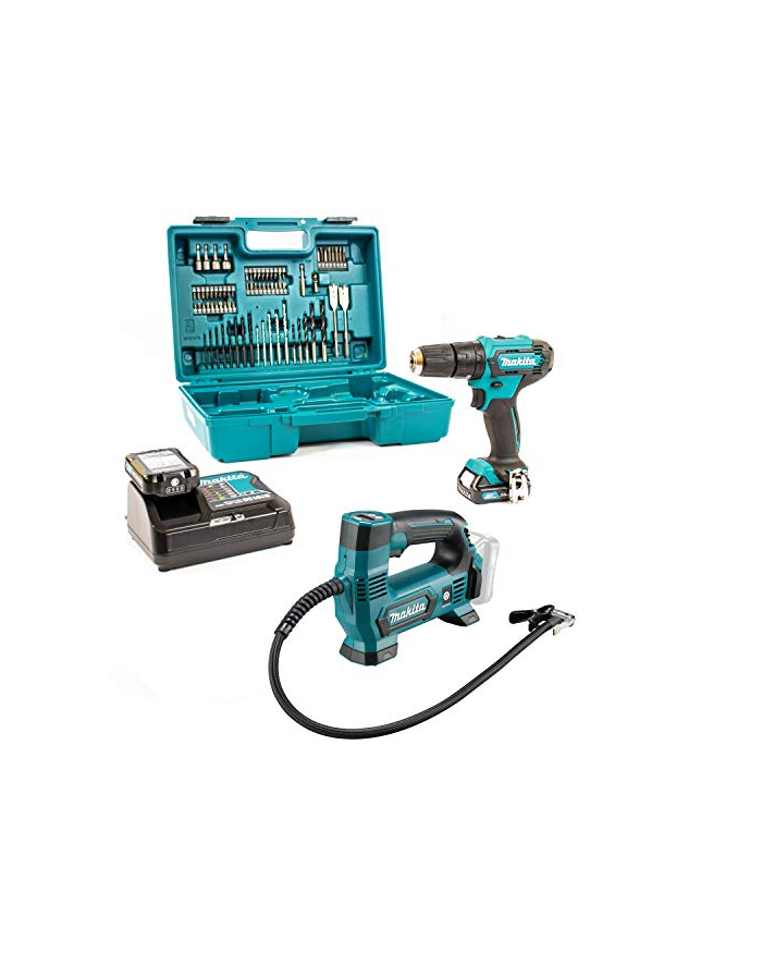 Makita cordless hammer HP333DSAX1, 12V (blue / black, 2x Li-ion battery 2,0Ah) główny