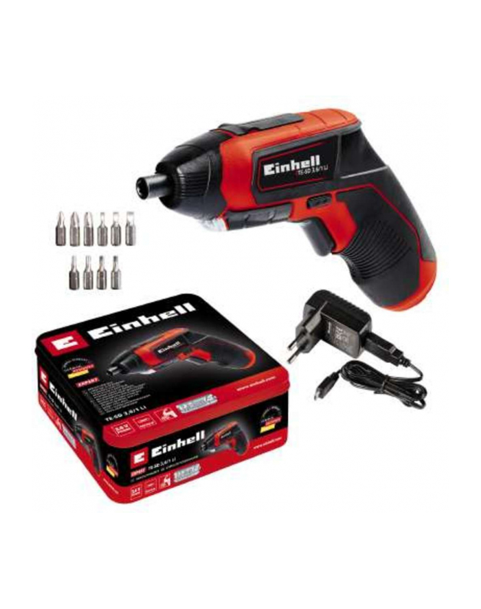 Einhell electric screwdriver TE SD 3.6 / 1 Li, 3,6Volt (red / black, Li-ion battery pack 1.5Ah) główny