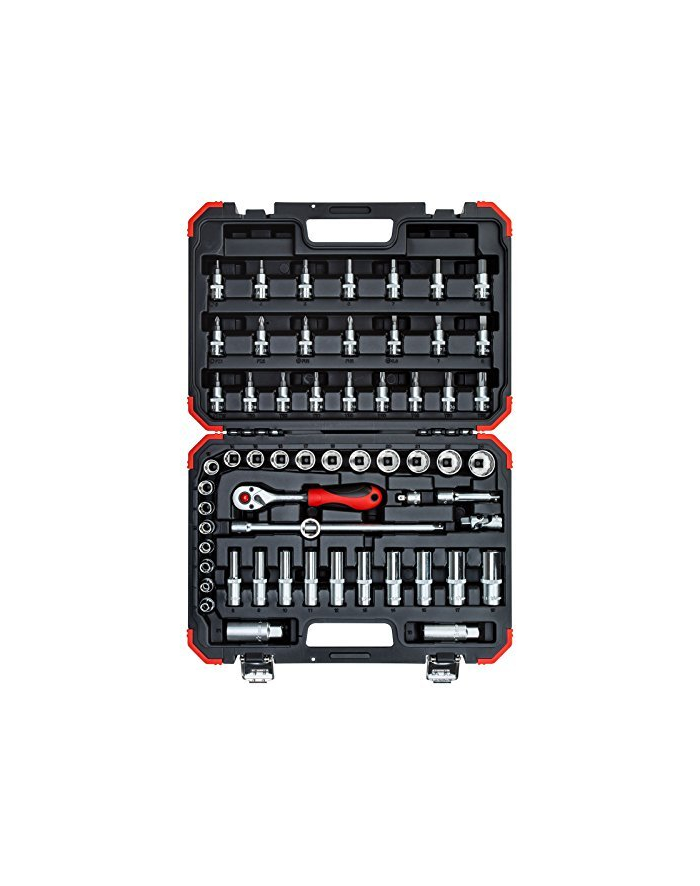 Gedore Red Socket set 3/8 '', 59 pieces (red / black, with Shift-gun, SW 6mm - 24mm) główny