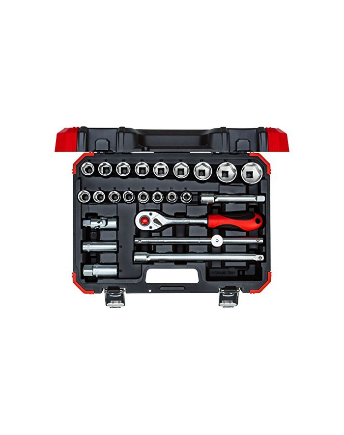 Gedore Red Socket set 1/2 '', 24 pieces (red / black, with Shift-gun, SW 10mm - 32mm) główny