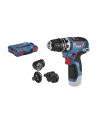 bosch powertools Bosch cordless drill GSR 12V-35 FC solo Professional, 12V (blue / black, without battery and charger, with FlexiClick essays, L-BOXX) - nr 2