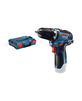 bosch powertools Bosch cordless drill GSR 12V-35 Solo Professional, 12V (blue / black, without battery and charger, L-BOXX)