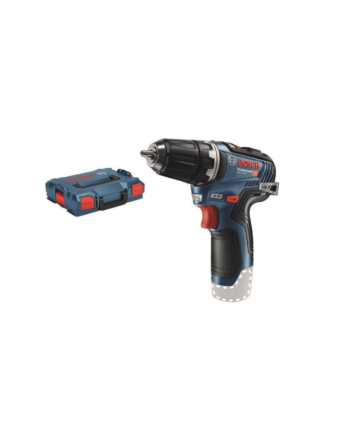 bosch powertools Bosch cordless drill GSR 12V-35 Solo Professional, 12V (blue / black, without battery and charger, L-BOXX) główny