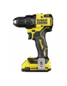 DeWalt cordless drill DCD708D2T, 18 Volt (yellow / black, T-STAK box, 2x Li-ion battery 2.0 Ah) - nr 24