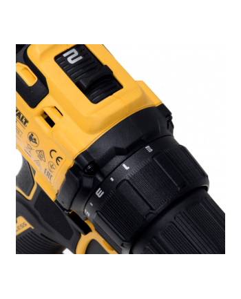 DeWalt cordless drill DCD708D2T, 18 Volt (yellow / black, T-STAK box, 2x Li-ion battery 2.0 Ah)