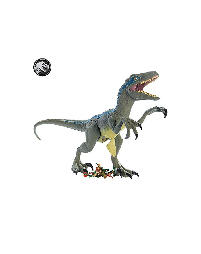 Mattel JW Giant Dino Velociraptor Blue - GCT93 główny