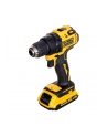DeWalt cordless drill DCD708D2T, 18 Volt (yellow / black, T-STAK box, 2x Li-ion battery 2.0 Ah) - nr 1