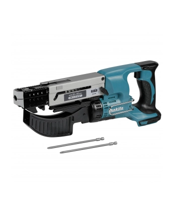 Makita cordless automatic screwdriver DFR550Z, 18 Volt (black / blue, without battery and charger) nr 1